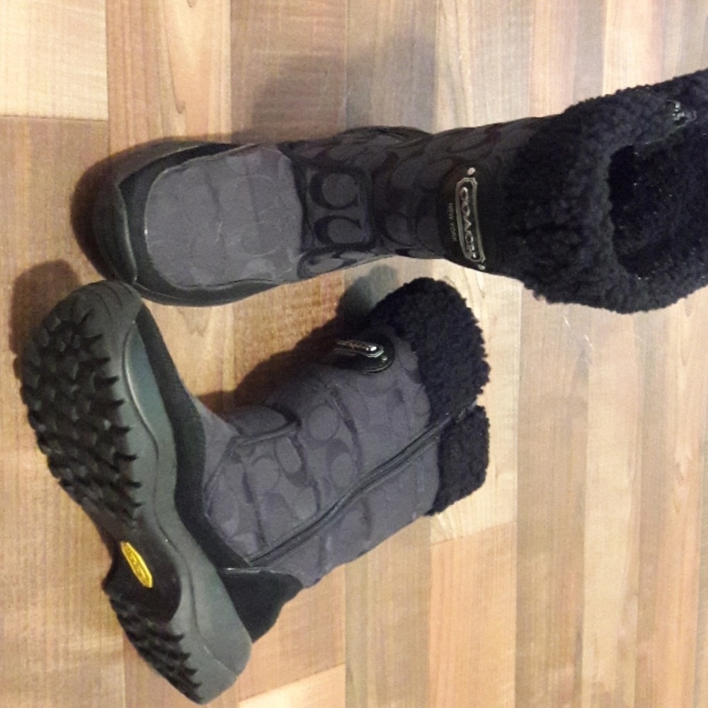 Coach boots. Like new!